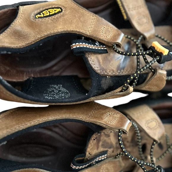 Keen Women's Sarasota Slingback Sandals Brown Leather Size 8.5 - Picture 3 of 10